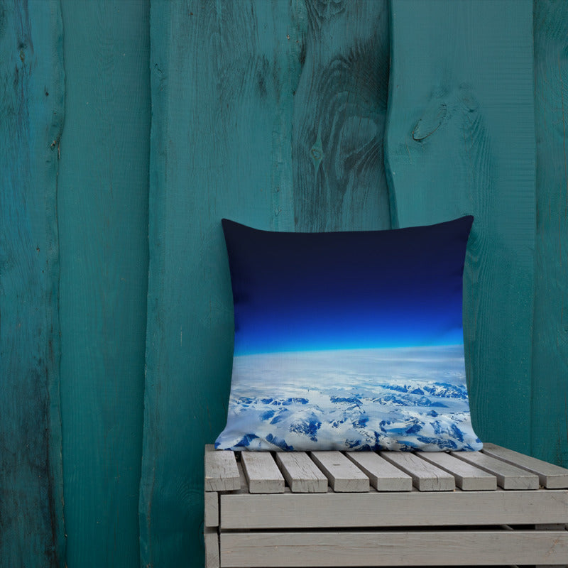 Shades of blue pillow